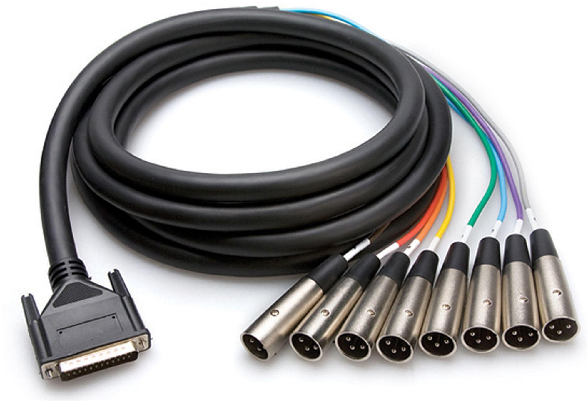 Hosa DTM805 Balanced Snake DB25 to XLR3M 5 Meter