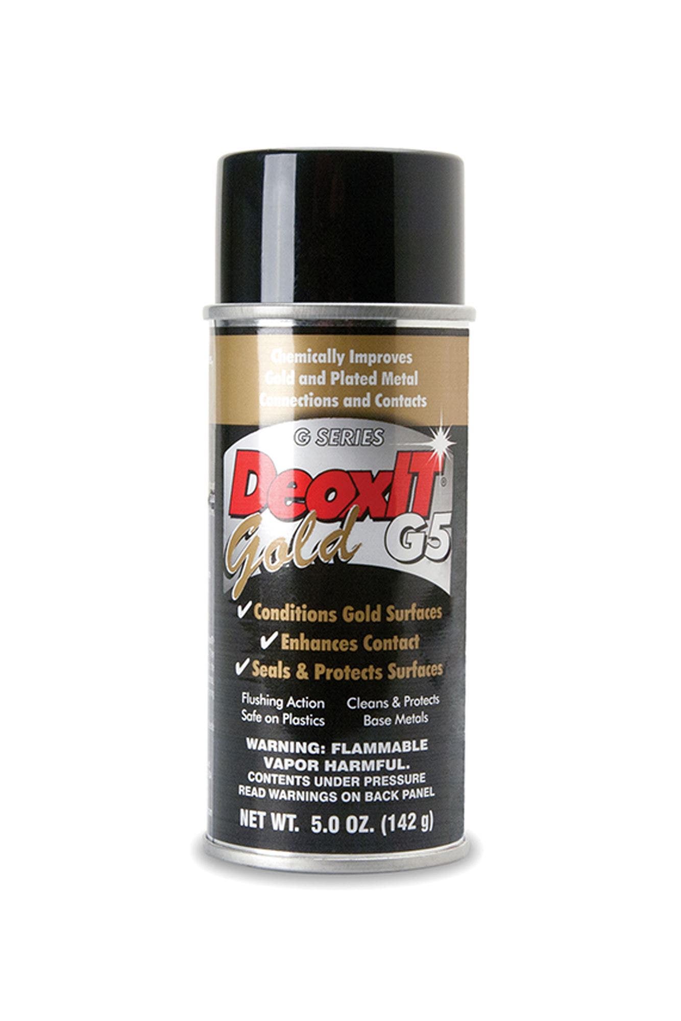 Hosa G5S6 CAIG DeoxIT GOLD Contact Enhancer 5% Spray