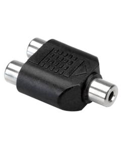 Hosa GRF-341 Coupler 3.5 mm TRS to Dual RCA