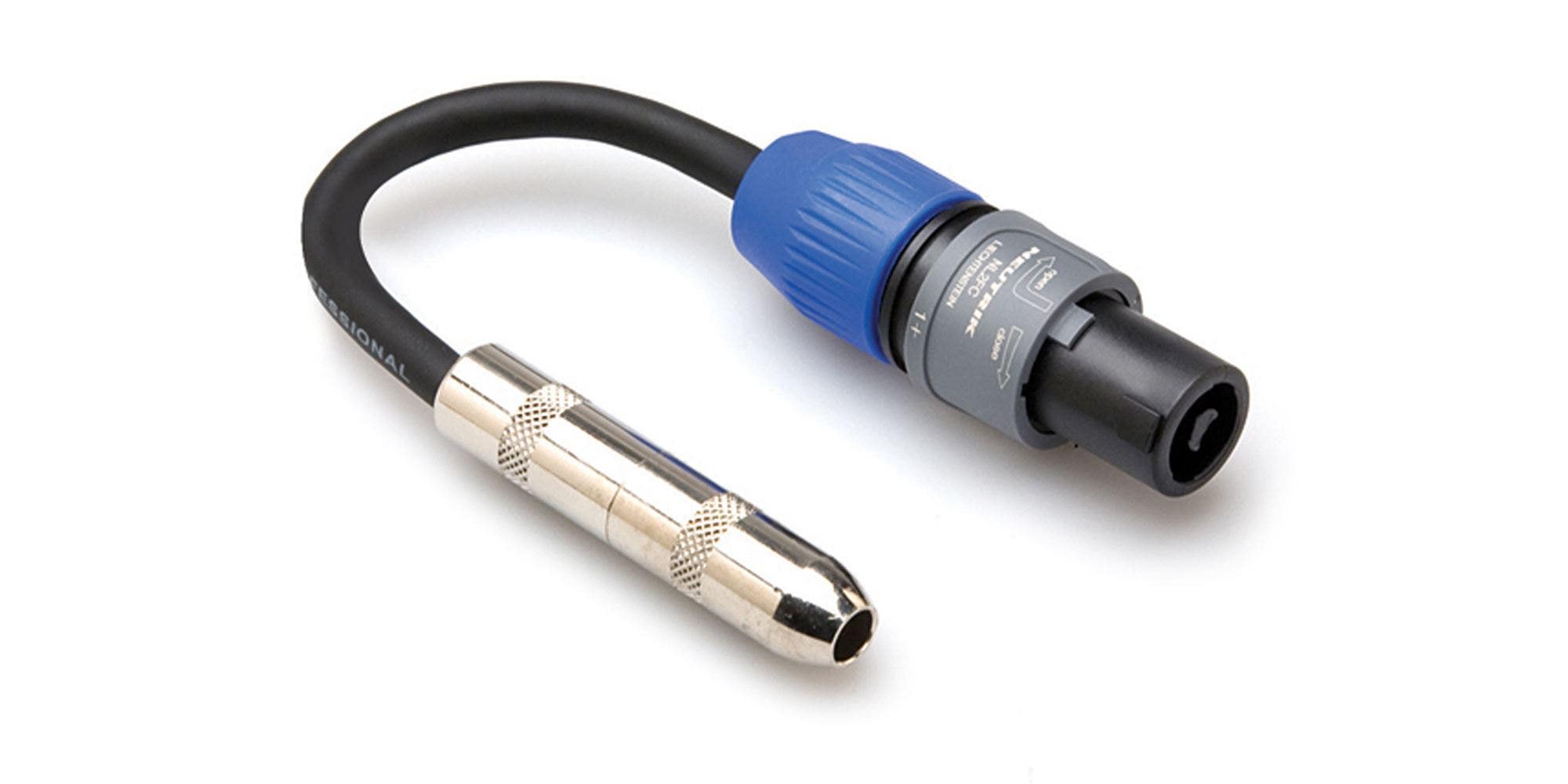 Hosa GSK116 1/4 Inch TS to Speakon Adaptor