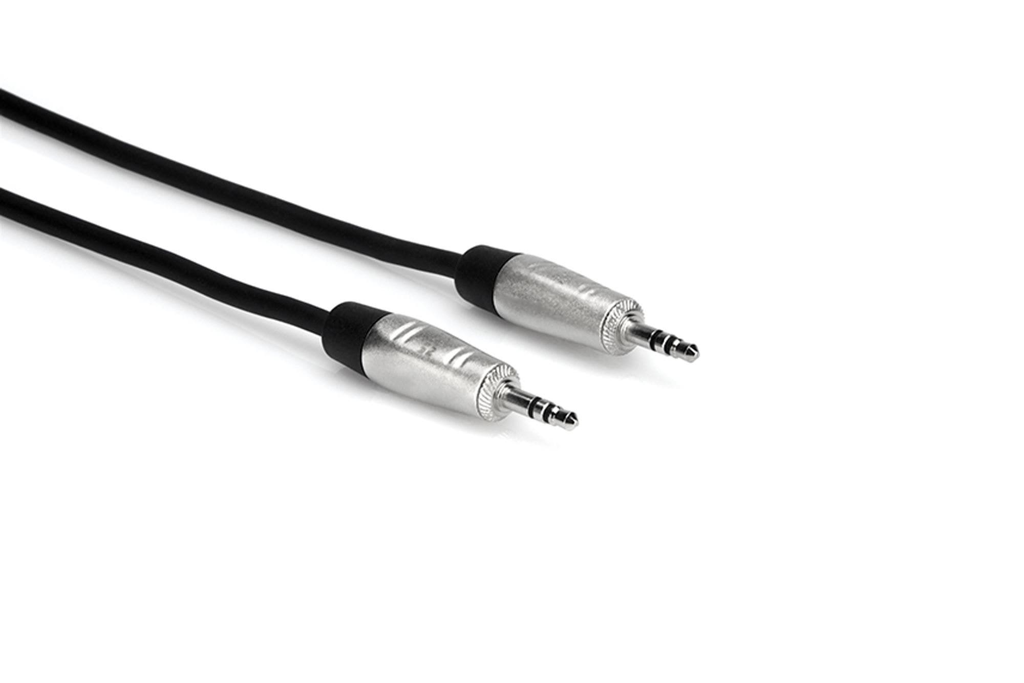 Hosa HMM-015 Pro Stereo Intrconnect REAN Mini TRS Stereo Cable 15ft