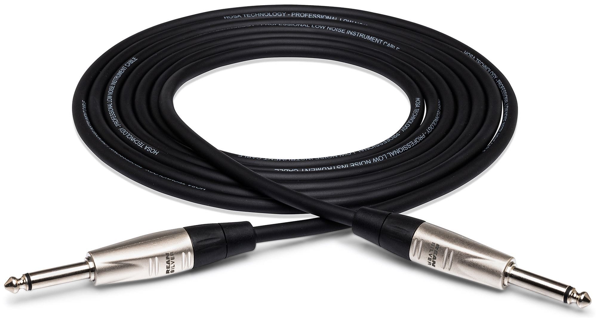 Hosa HPP-003 Pro Unbalanced Interconnect REAN 1/4" TS to Same