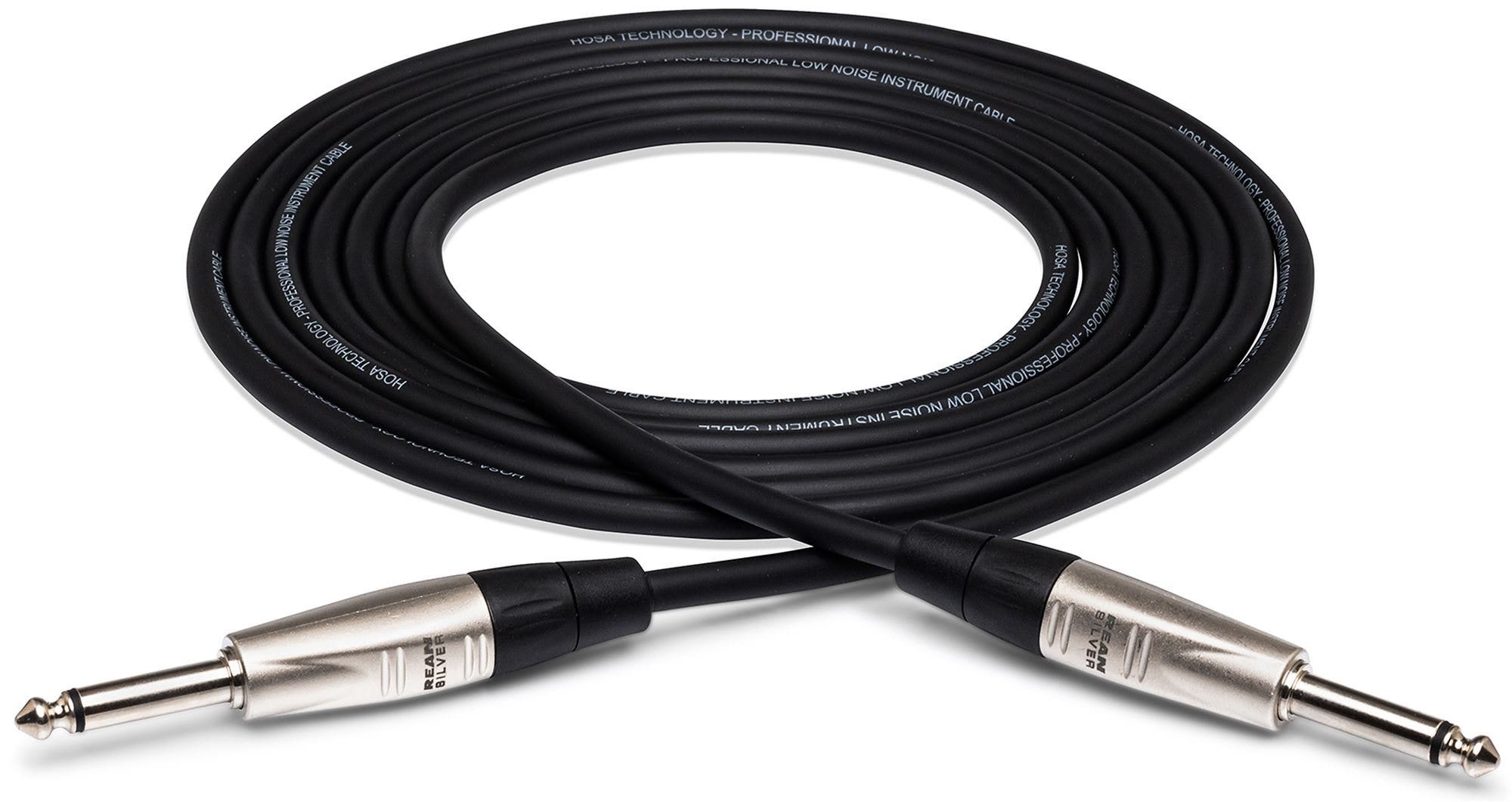 Hosa HPP-005 Pro Unbalanced Interconnect REAN 1/4" TS to Same