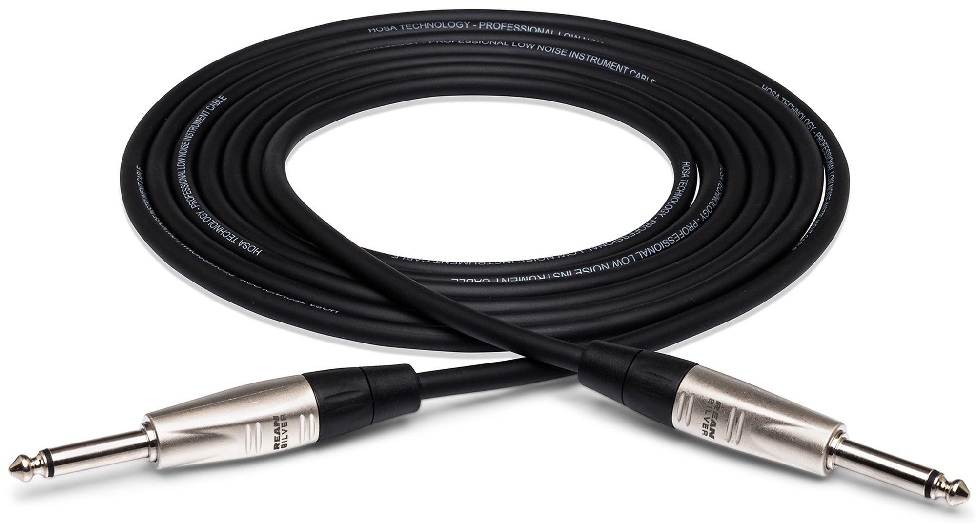 Hosa HPP-015 Pro Unbalanced Interconnect REAN 1/4" TS to Same