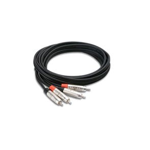 Hosa HRR-010X2 Pro Stereo Interconnect Dual REAN RCA to Same 10Ft