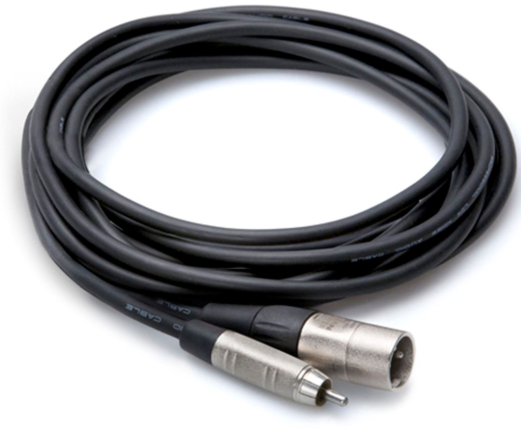 Hosa HRX-003 Pro Unbalanced Interconnect REAN RCA to XLR3M 3Ft