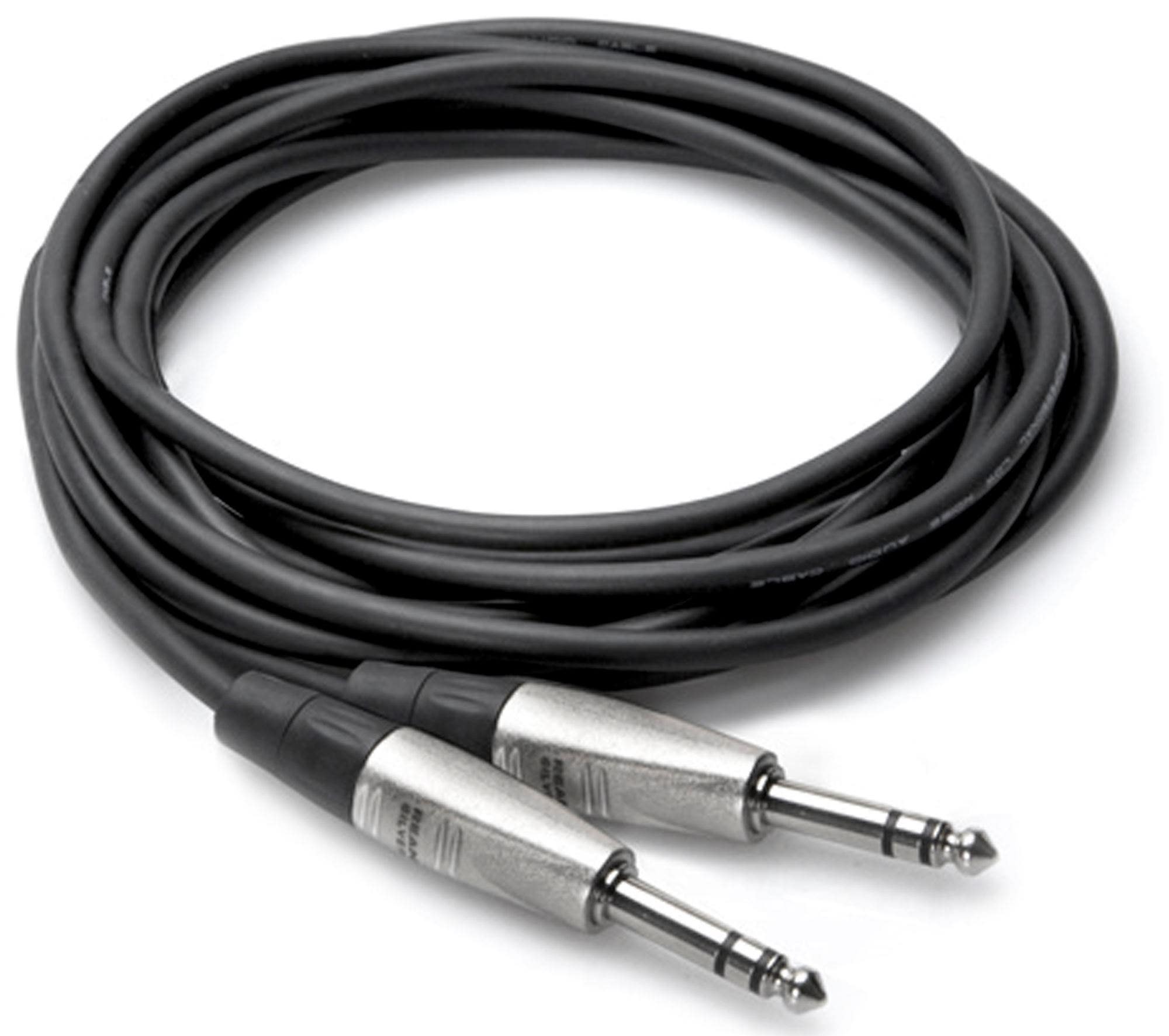 Hosa HSS003 Pro Balanced Interconnect REAN 1/4 In TRS 3 Foot