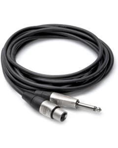 Hosa HXP-003 Pro unbalanced Interconnect REAN XLR3F to 1/4" TS 3Ft