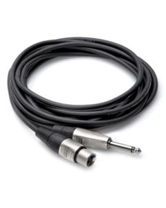 Hosa HXP-010 Pro Unbalanced Interconnect REAN XLR3F to 1/4" 10Ft