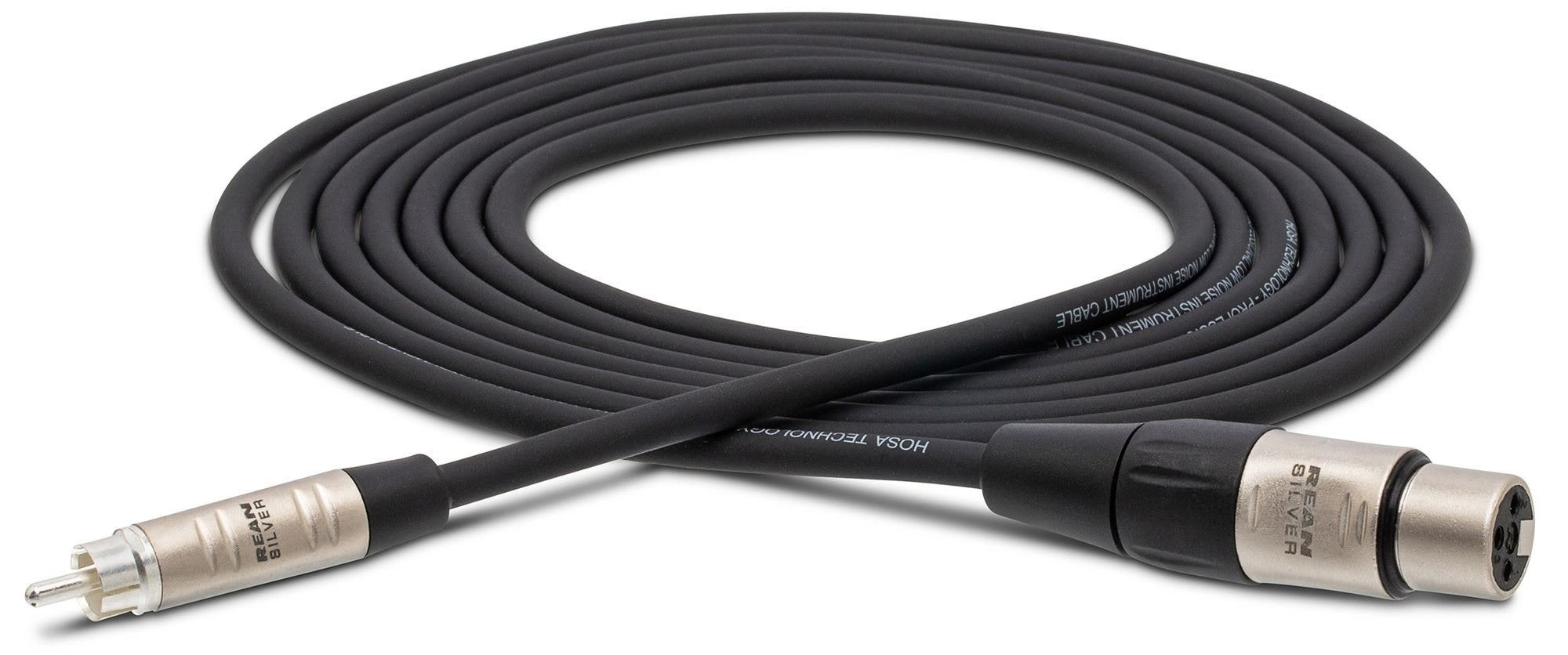Hosa HXR-010 Pro Unbalanced Interconnect XLR3F to RCA Cable