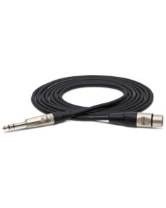 Hosa HXS-030 Pro Balanced Interconnect REAN XLR3F to 1/4 In TRS Cables