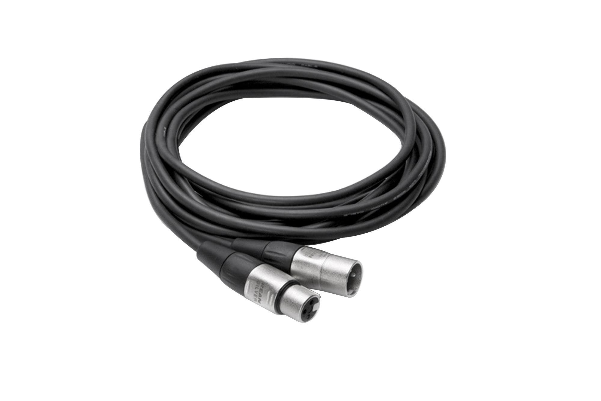 Hosa HXX Pro Balanced Interconnect REAN XLR3F to XLR3M Cables