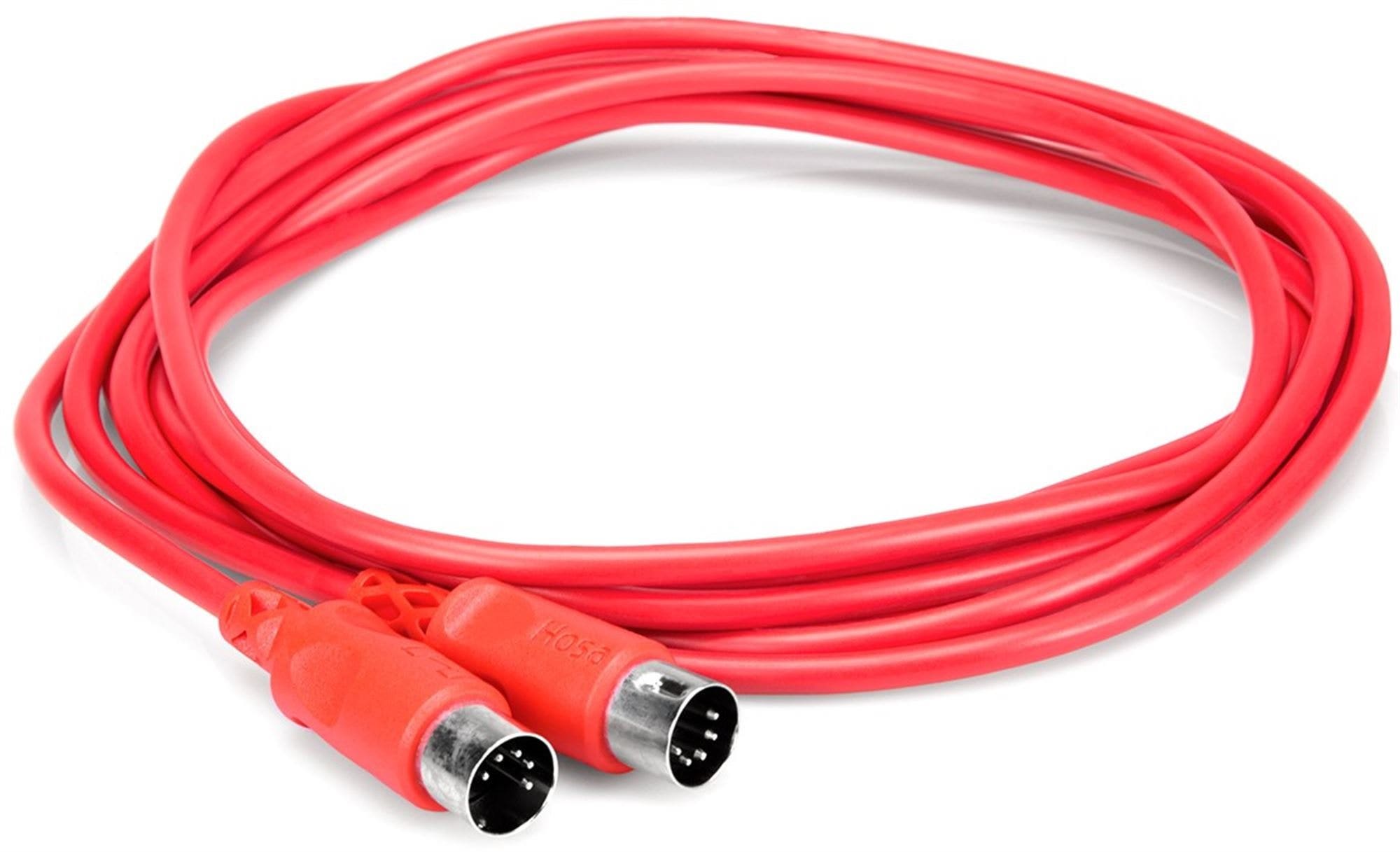 Hosa MID-303RD MIDI Cable 5-pin DIN 3'