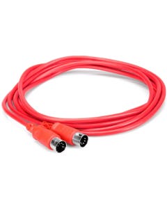 Hosa MID-300RD MIDI Cable 5-pin DIN