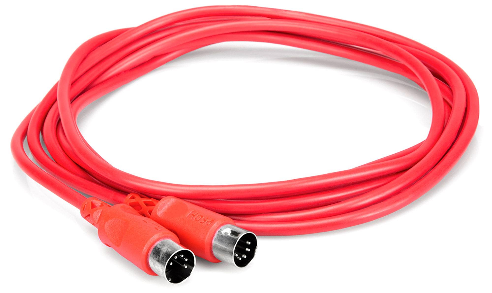 Hosa MID-315RD 15' Red MIDI Cable