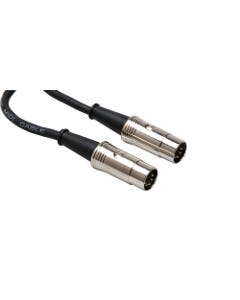 Hosa MID-503 Pro MIDI Cable Serviceable 5-pin DIN to Same 3Ft