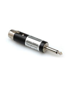 Hosa MIT435 Impedance Transformer XLR3F to 1/4 Inch TS