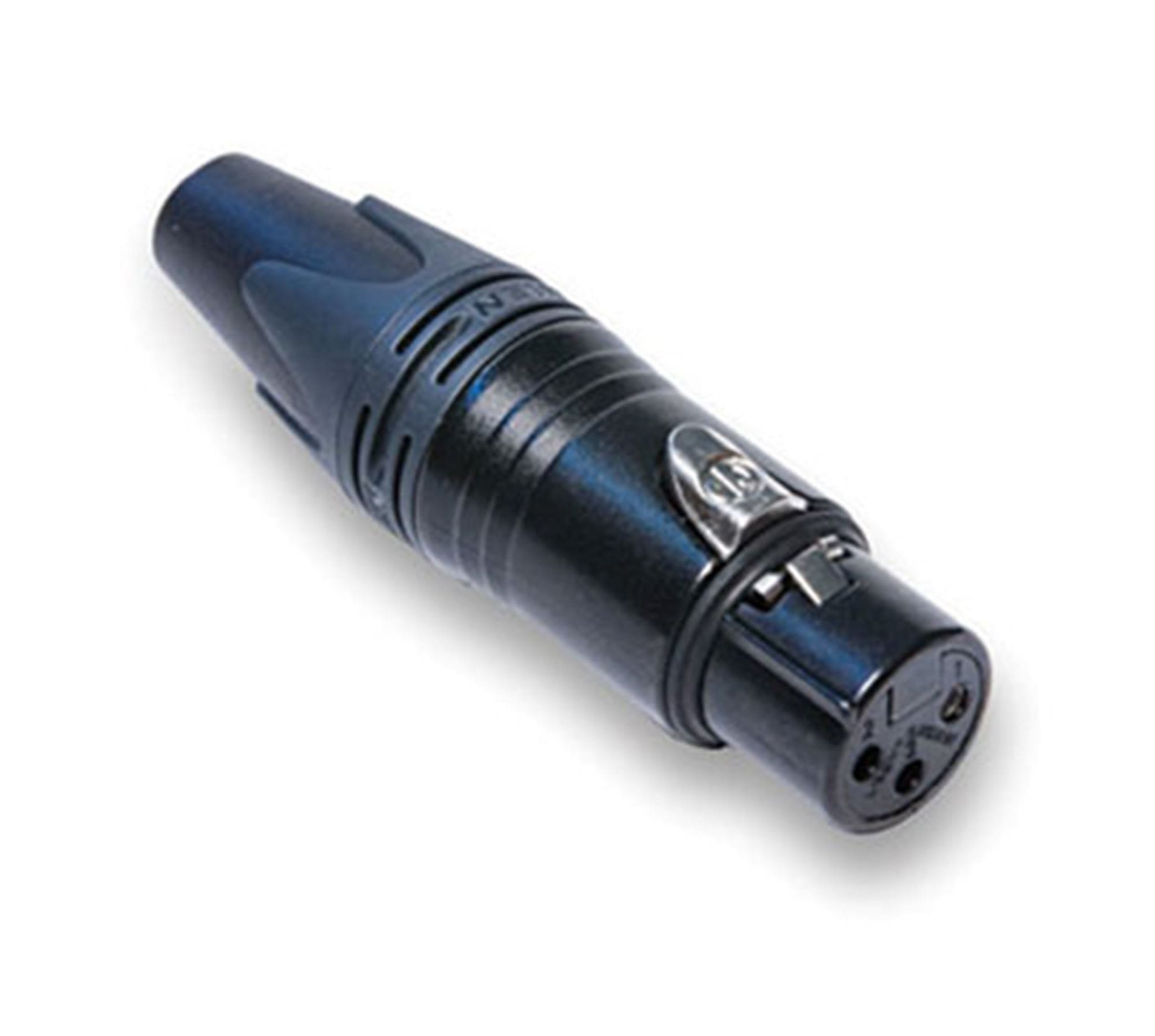 Neutrik NCFXXB XLRF Connector with Gold Contacts