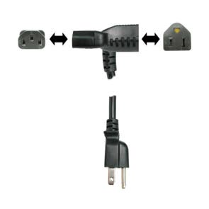 Hosa PWD401 Power Cord Piggyback IEC C13 to NEMA 515P 1 Foot