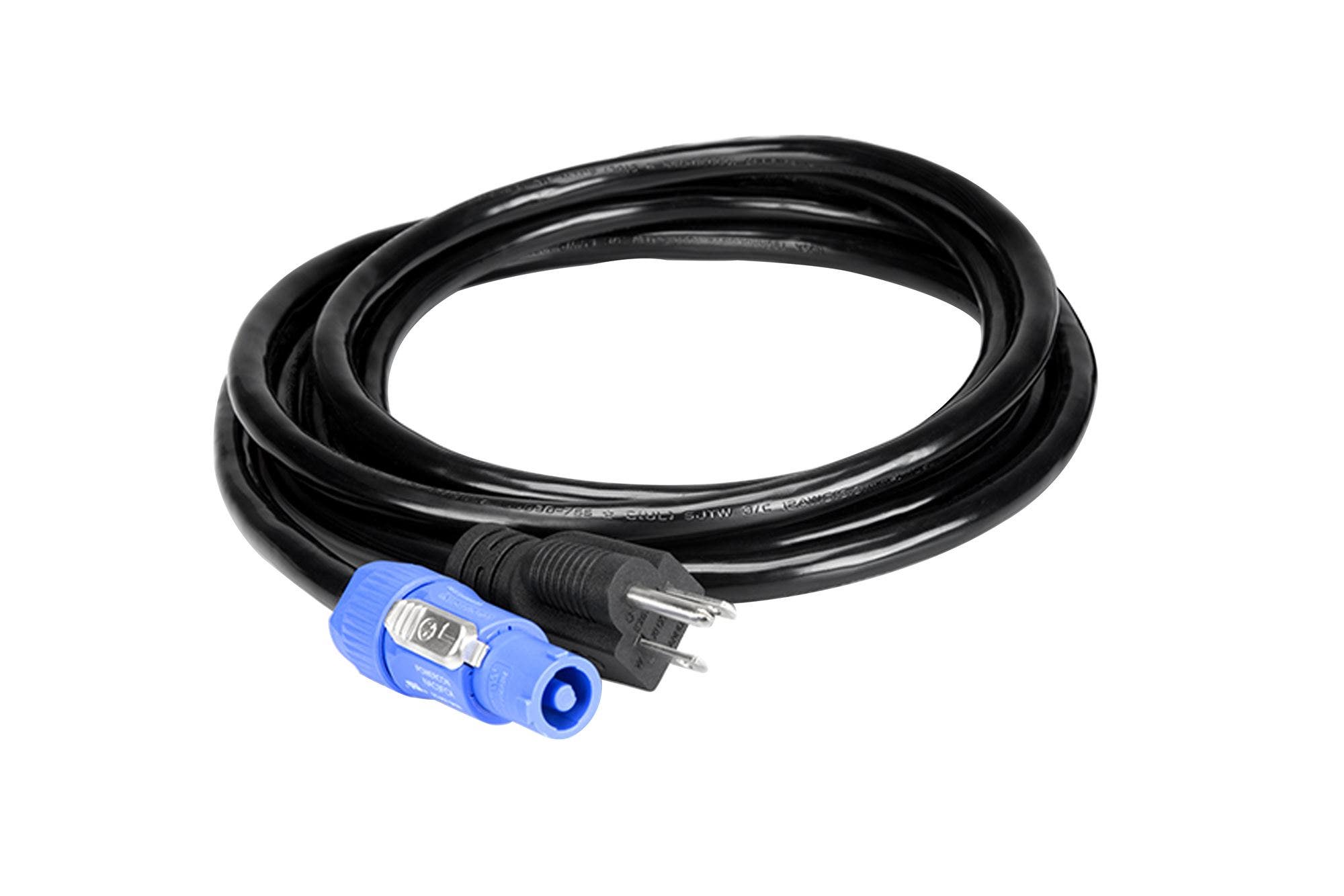 Hosa PWN-210 Neutrik powerCON to Hosa NEMA 5-15P 10 Foot Cable