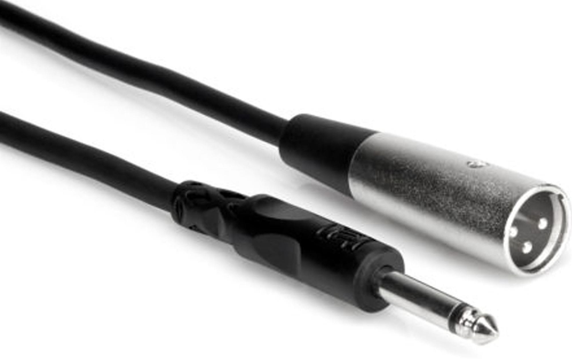 Hosa PXM-103 Unbalanced Interconnect 1/4" TS to XLR3M 3'