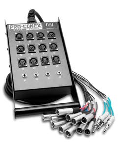 Hosa SH-12X4-100 Pro-Conex Stage Box Snake