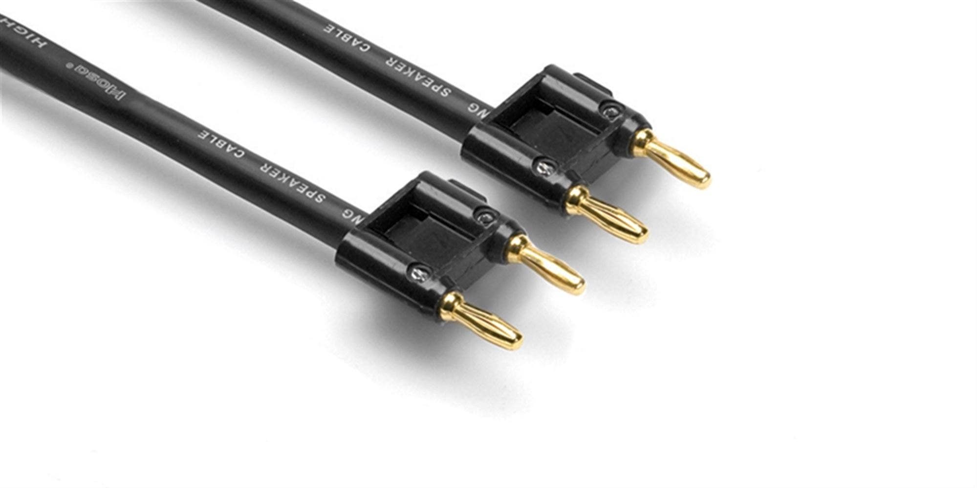 Hosa SKJ 12 Gauge Speaker Cables Dual Banana