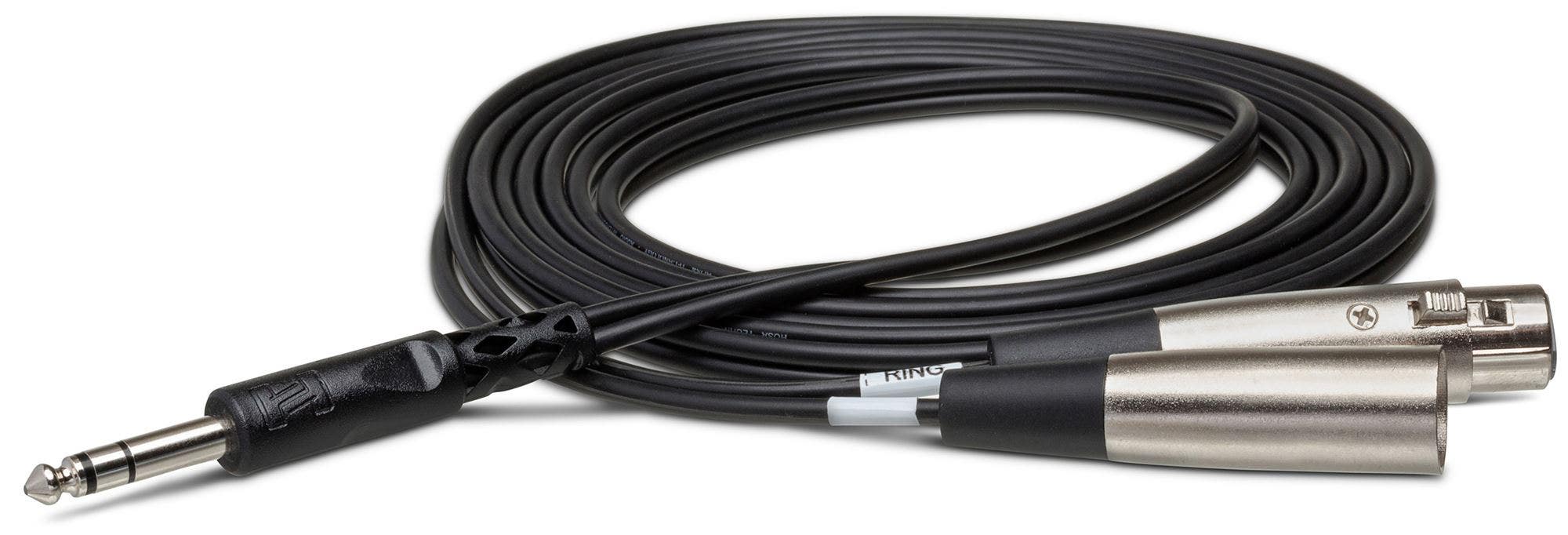 Hosa SRC-203 Insert Cable 1/4" TRS to XLR3M and XLR3F