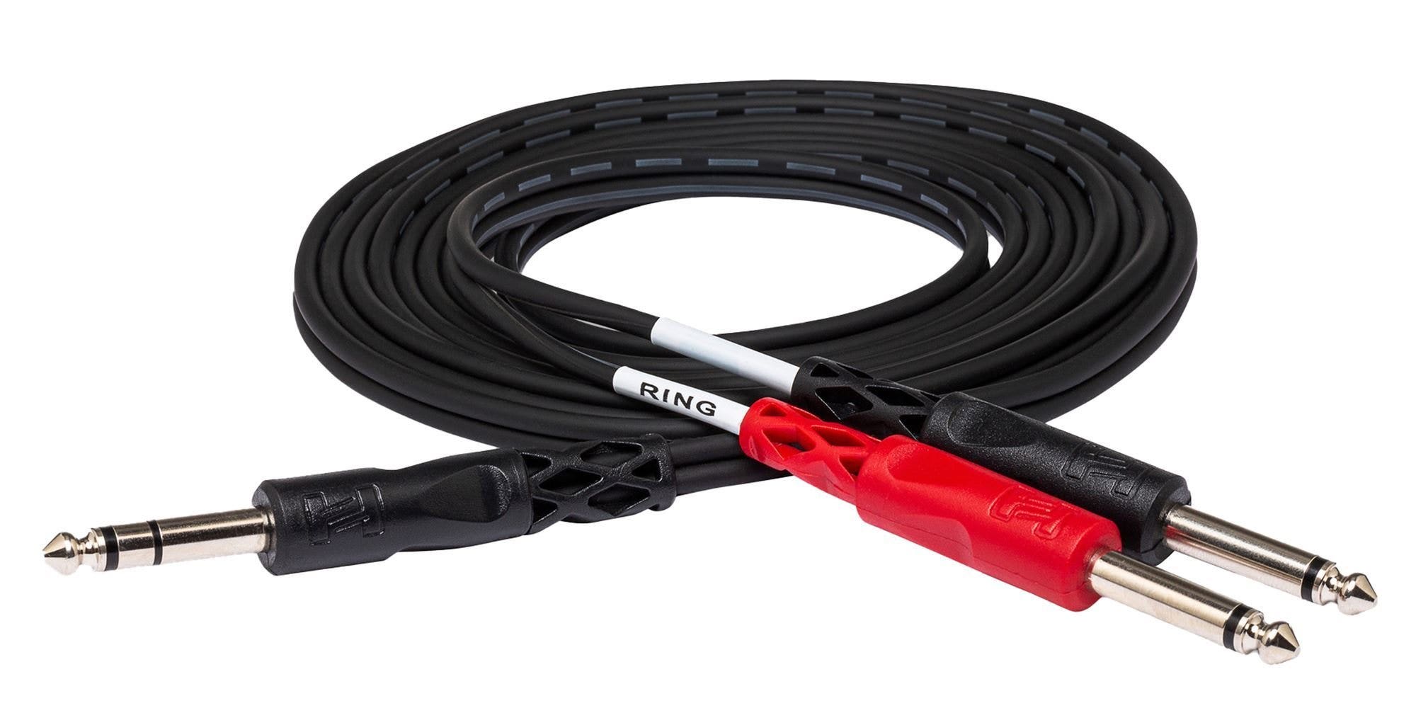 Hosa Insert Cable 1/4 Inch TRS to Dual 1/4 Inch TS
