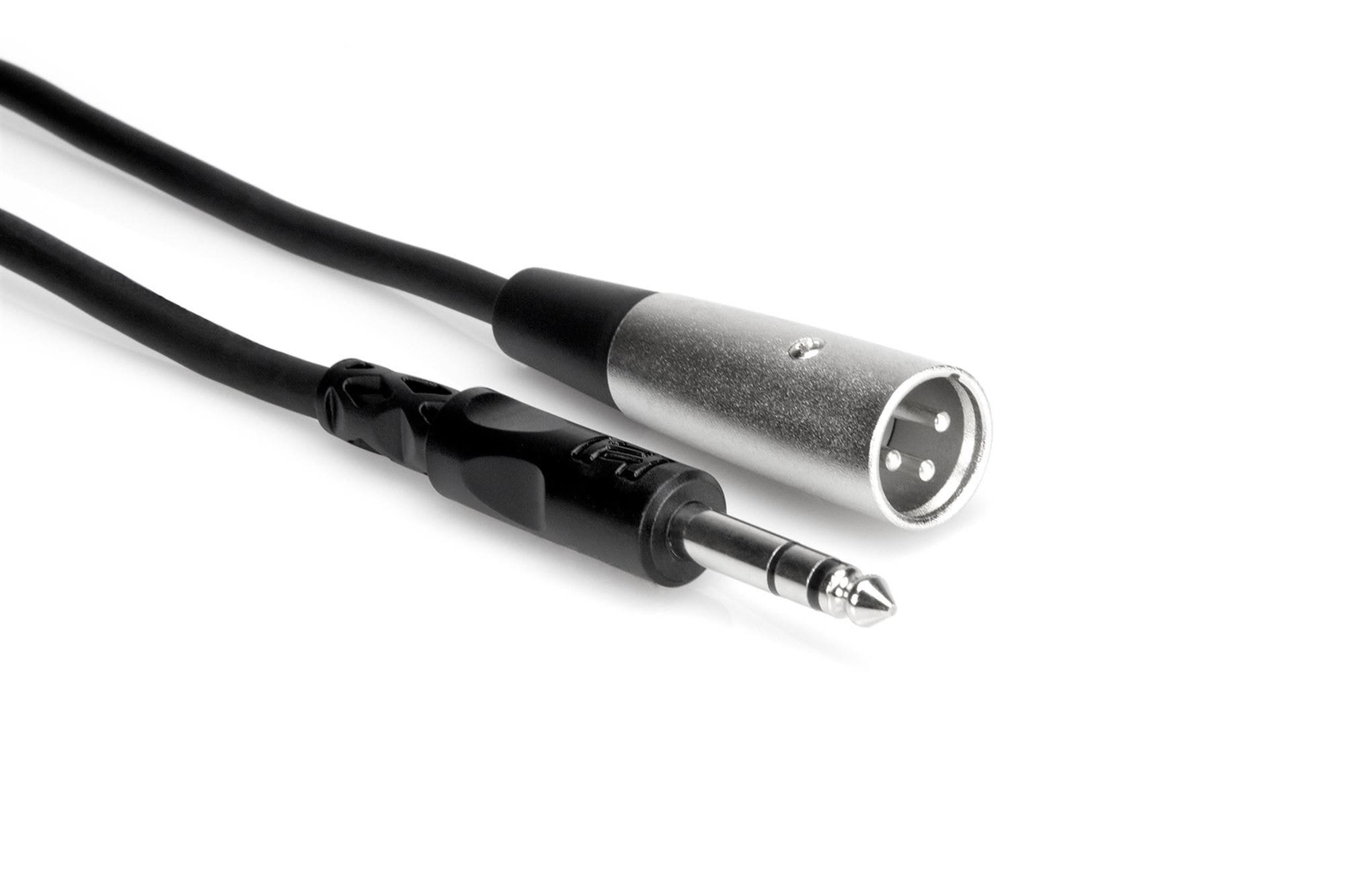 Hosa STX110M Balanced Interconnect XLR3M to 1/4 Inch TRS 10 Foot