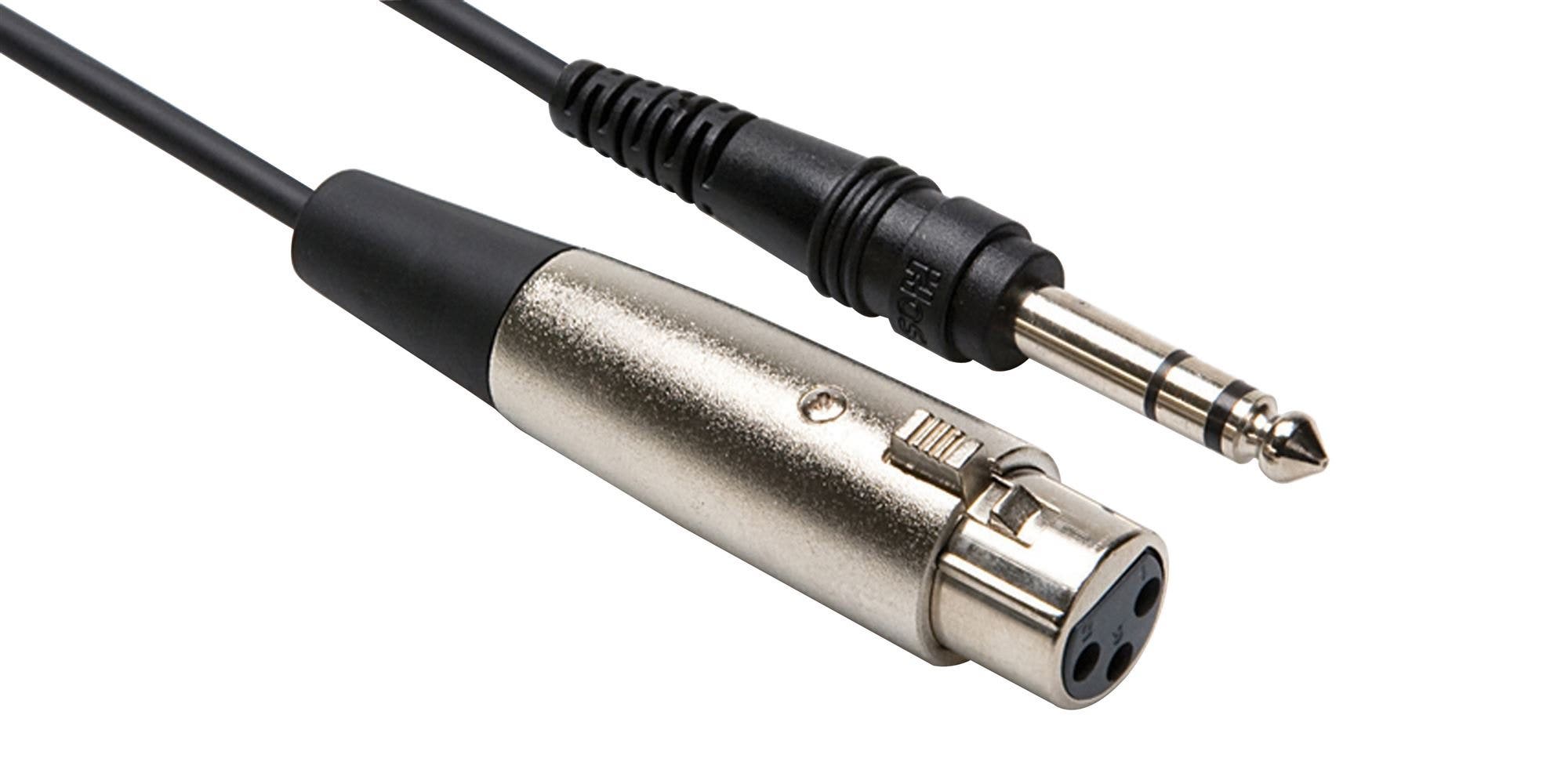 Hosa Cable STX100F 1/4 TRS to XLR Female Cable