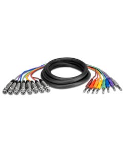 Hosa STX-802F Balanced Snake XLR3F to 1/4 Inch TRS