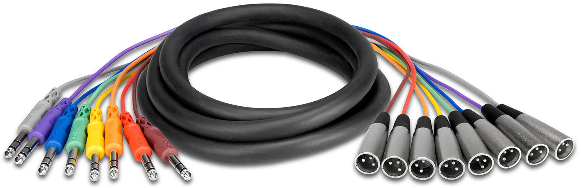 Hosa STX-802M Balanced Snake 1/4" TRS to XLR3M