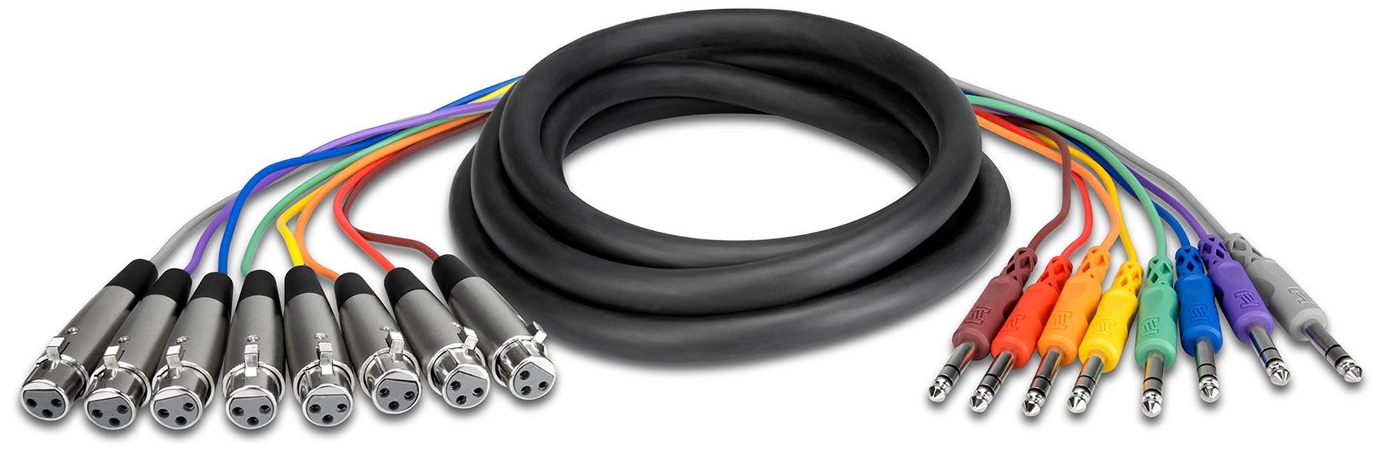 Hosa STX-804F Balanced Snake XLR3F to 1/4 Inch TRS
