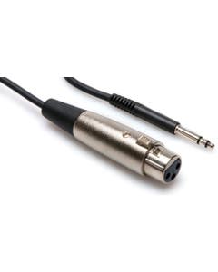 Hosa TTX-103F Balanced Interconnect Cable XLR3F to TT TRS 3'