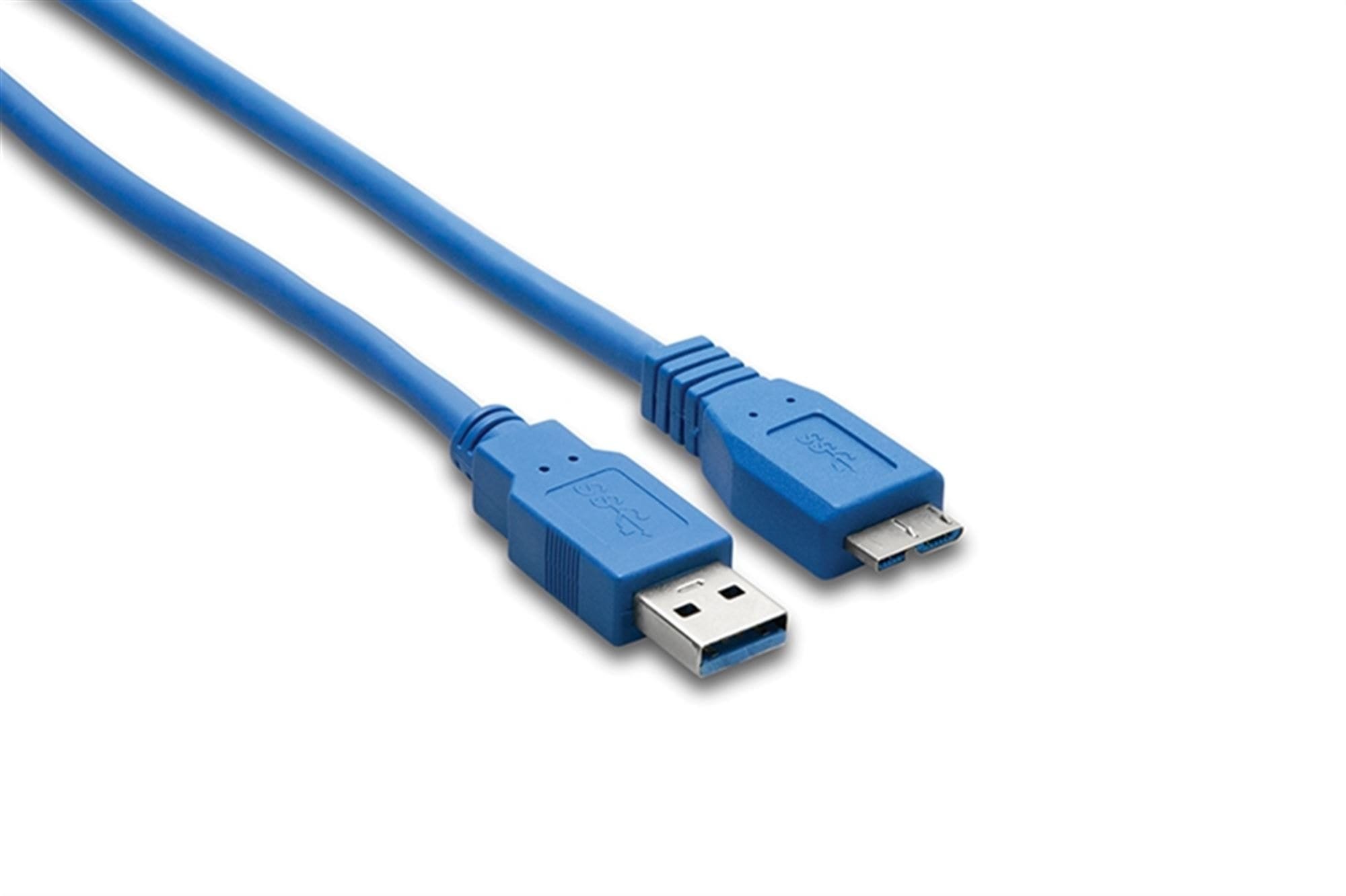 Hosa SuperSpeed USB 3.0 Cable Type A to Micro B
