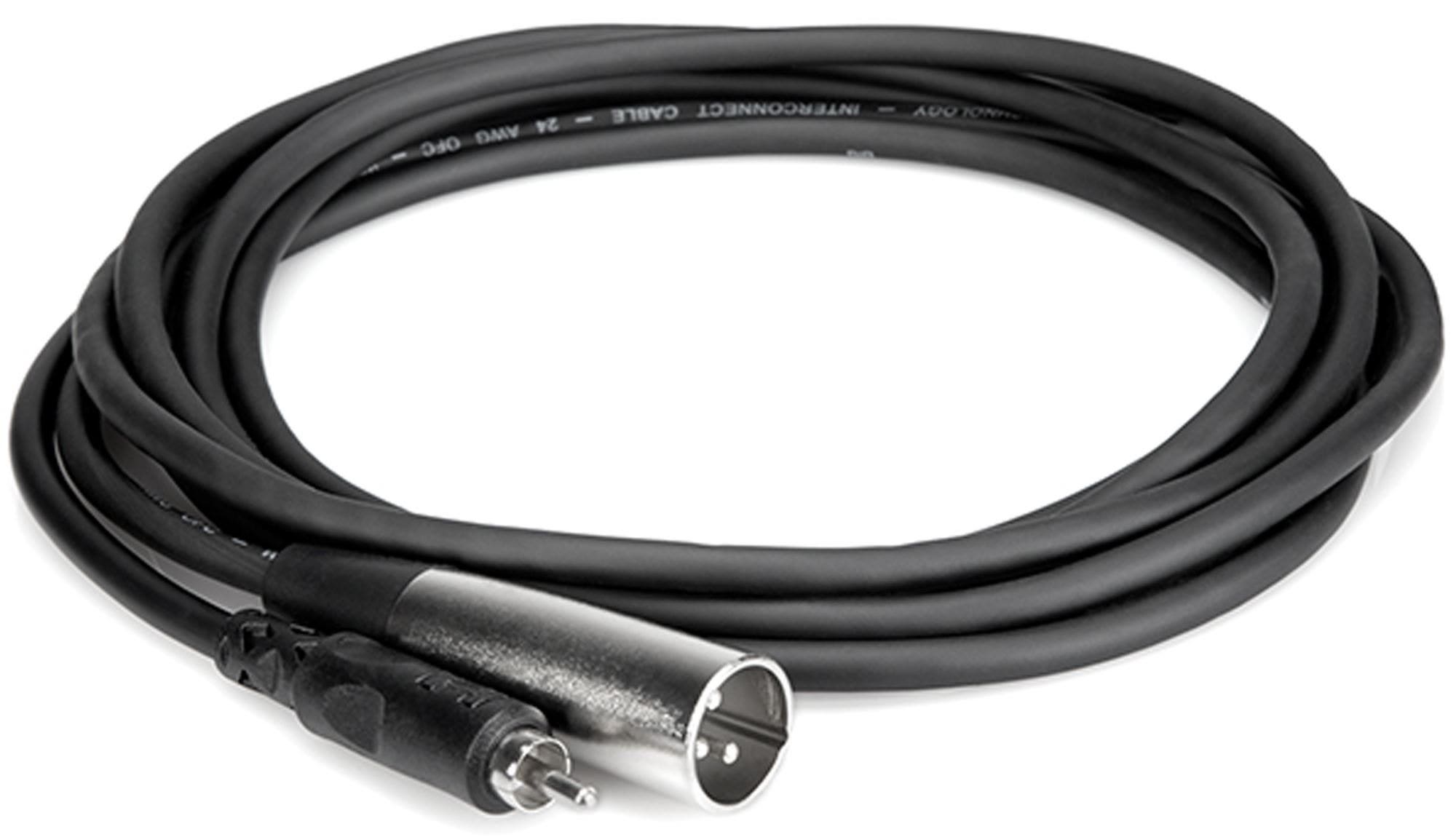 Hosa XRM-103 Unbalanced Interconnect Cable RCA to XLR3M 3 Foot