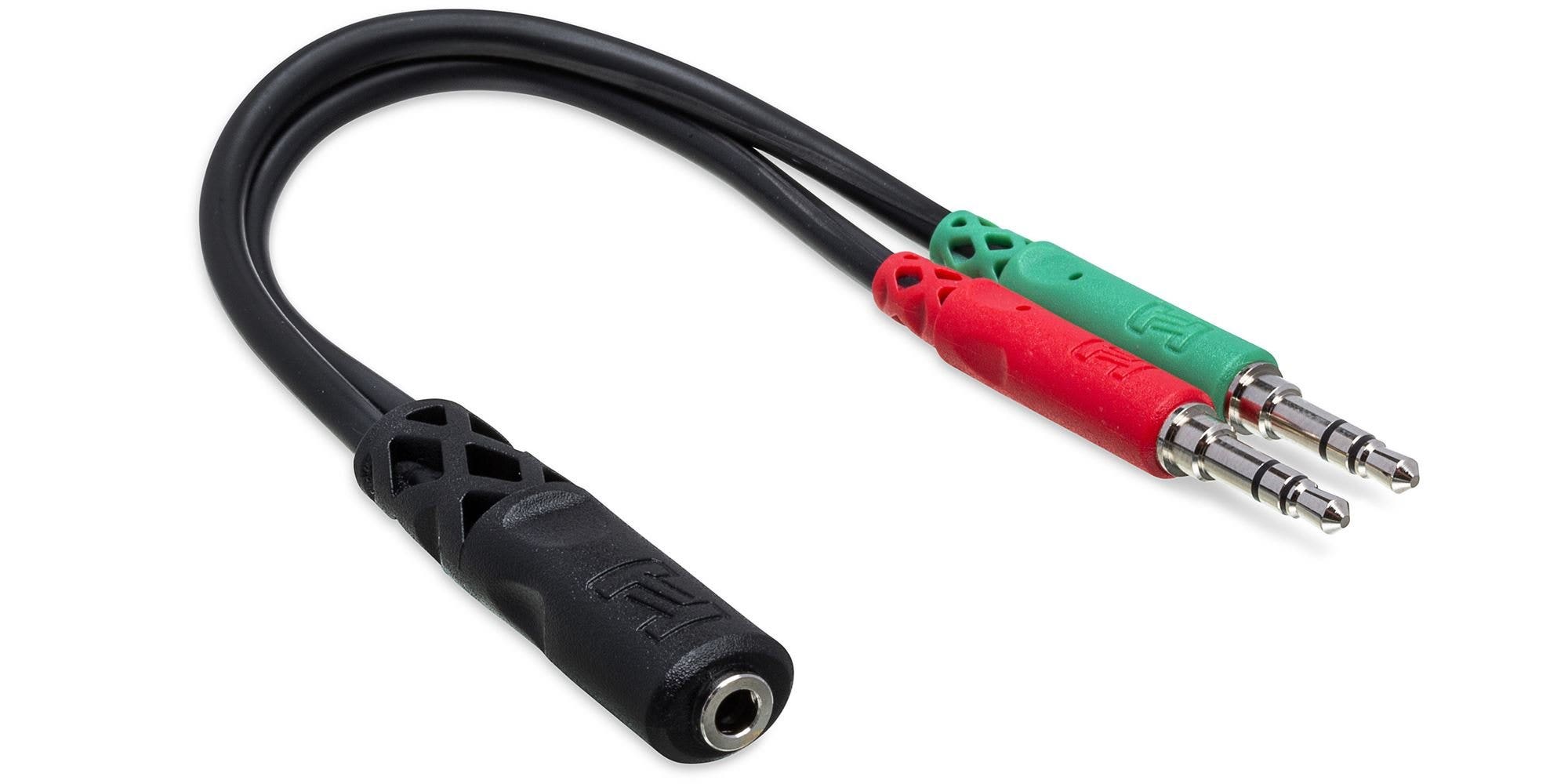 Hosa YMM-107 Headset Mic Breakout Cable