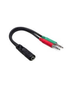 Hosa YMM-107 Headset Mic Breakout Cable