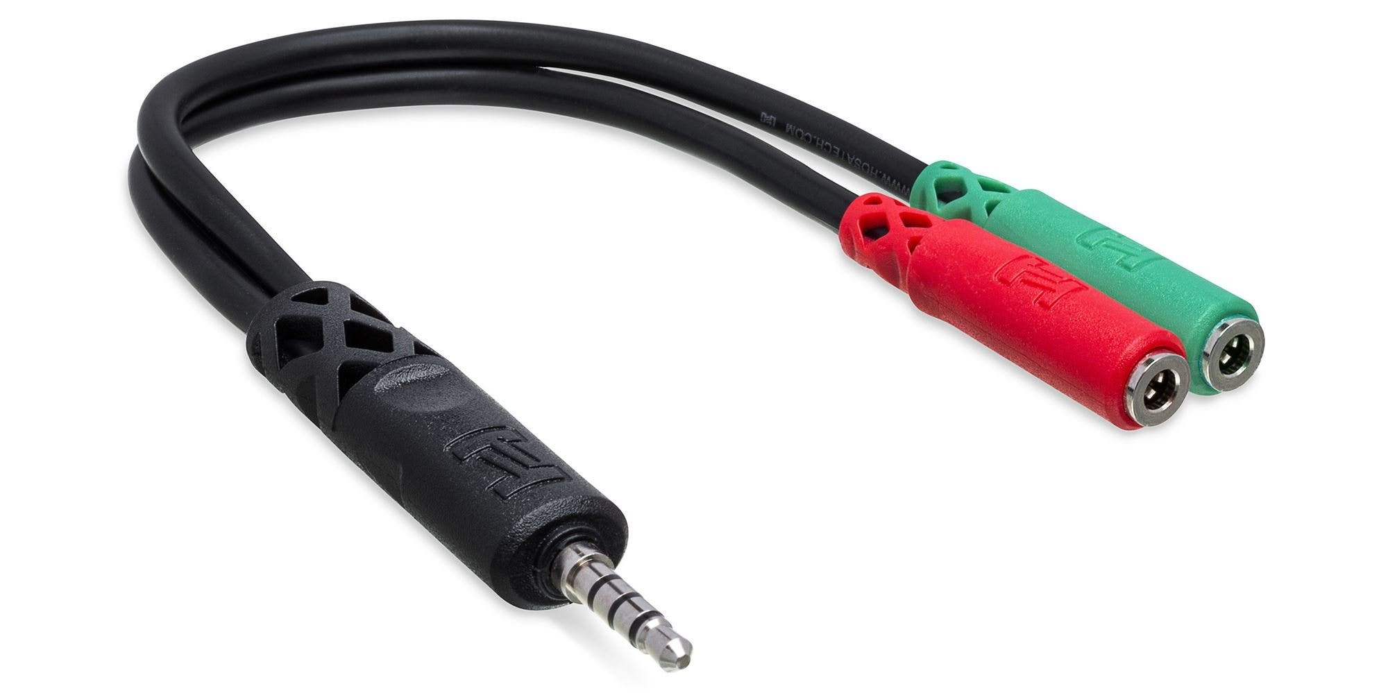 Hosa YMM-108 Headset Mic Breakout Cable