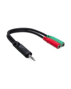 Hosa YMM-108 Headset Mic Breakout Cable