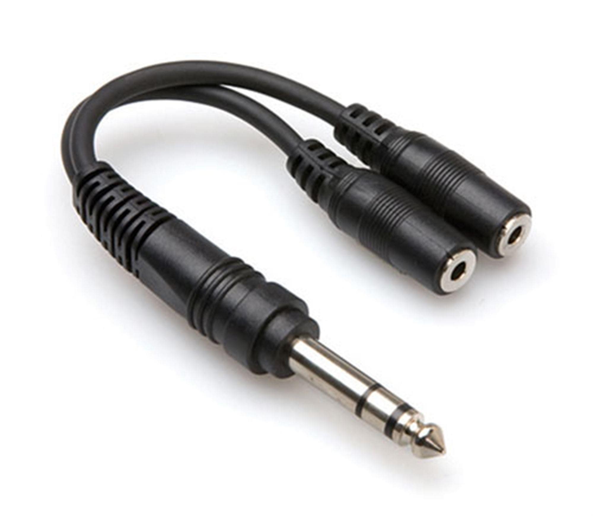 Hosa Y Cable 1/4 Inch TRS to Dual 3.5 mm TRS Female