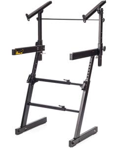 Hercules KS410B Auto Lock Double Tier Z Keyboard Stand