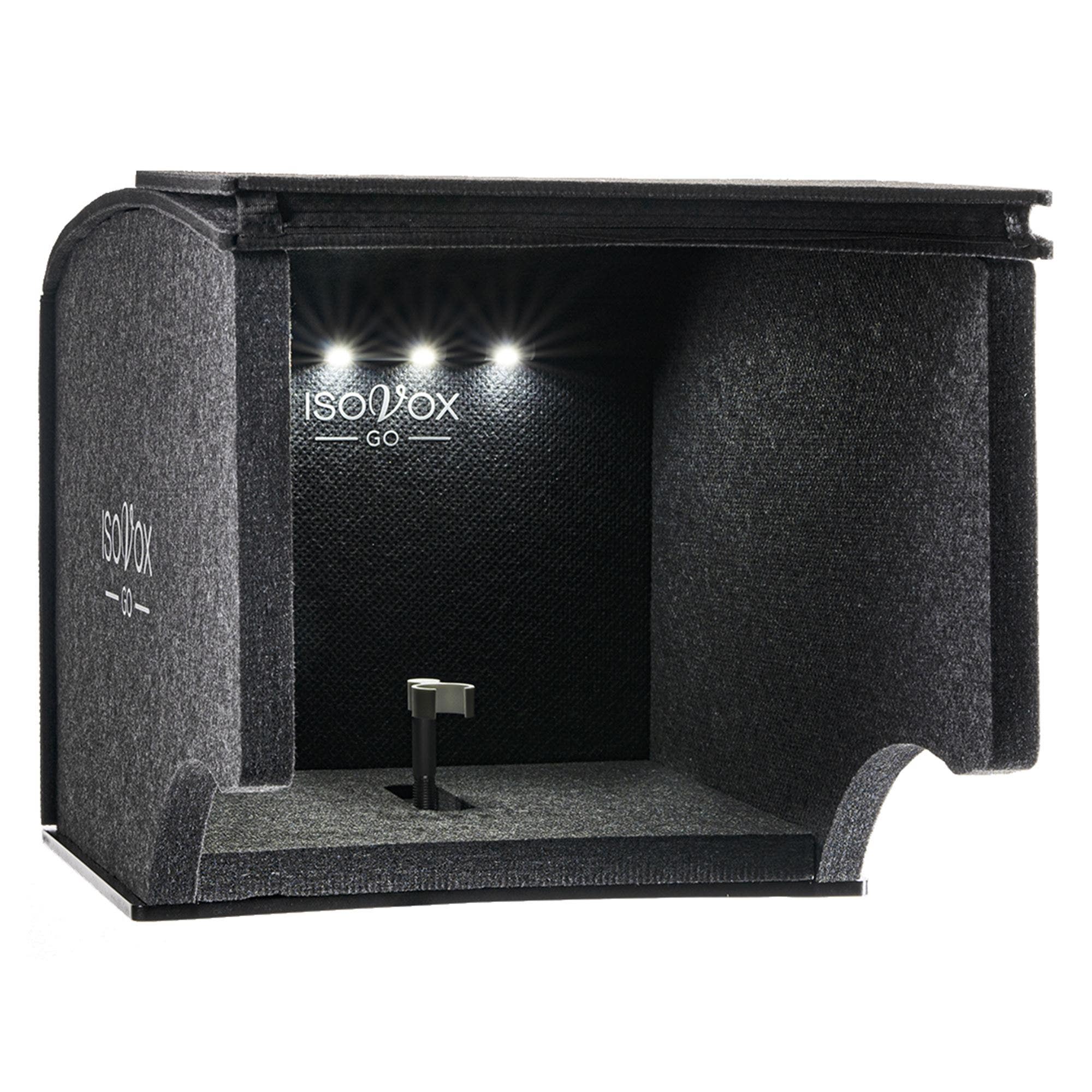 Isovox GO Mobile Vocal Booth Studio Bundle Black