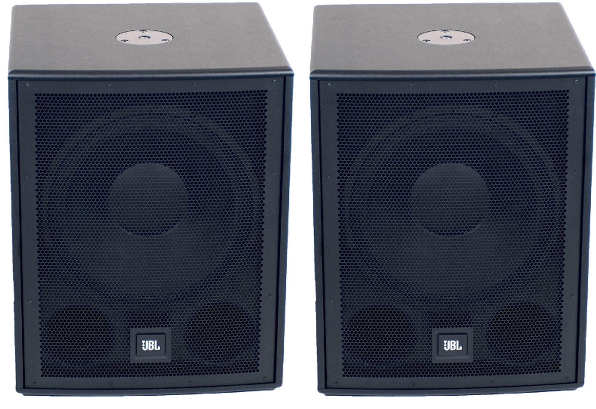 JBL IRX115S 15" 1300 Watt Powered Subwoofer Pair