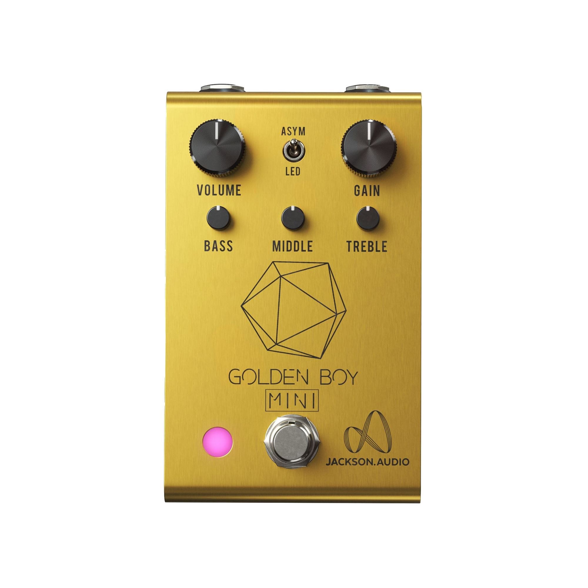 Jackson Audio Golden Boy Mini Overdrive Pedal Gold