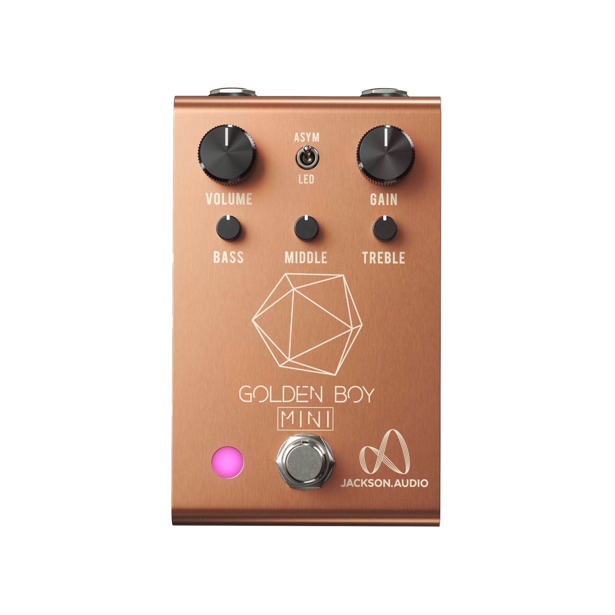 Jackson Audio Golden Boy Mini Overdrive Pedal Rose Gold