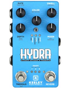 Keeley Hydra Stereo Reverb and Tremolo Pedal
