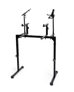 K&M Omega Table Style Keyboard Stand with Accessories