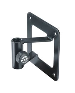 K&M 23856 Wall Mount for Mic Desk Arms Black